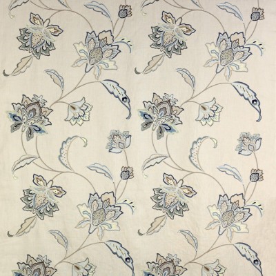 Фото Ткань портьерная с рисунком - Цветы - стиль Английский - Купить в Интернет-магазине