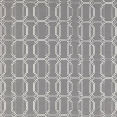 Фото Ткань портьерная с рисунком - Орнамент - стиль Английский - Серый - Купить в Интернет-магазине