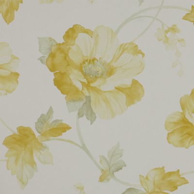 Фото Обои с рисунком - Цветы - стиль Английская классика - Светло-серые - Купить в Интернет-магазине