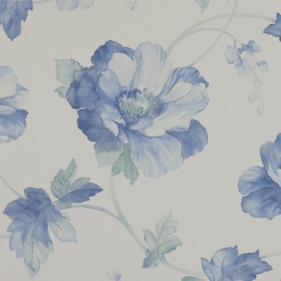 Фото Обои с рисунком - Цветы - стиль Английская классика - Светло-серые - Купить в Интернет-магазине