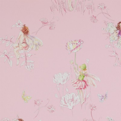 Фото Обои с рисунком - Детский рисунок - стиль Английская классика - Розовые - Купить в Интернет-магазине