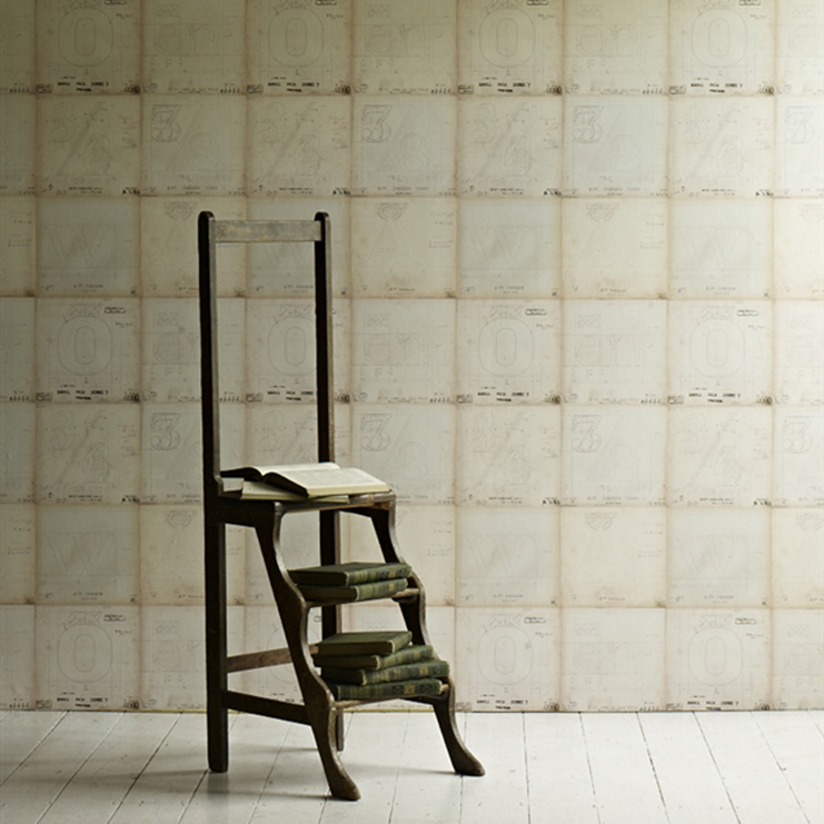 Фото Обои с рисунком - Крупный декор - стиль Современный - Кремовые - Купить в Интернет-магазине