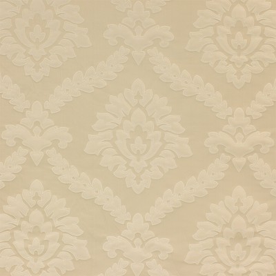 Фото Ткань портьерная с рисунком - Дамаск - стиль Английский - Бежевый - Купить в Интернет-магазине