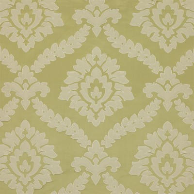 Фото Ткань портьерная с рисунком - Дамаск - стиль Английский - Зеленый - Купить в Интернет-магазине