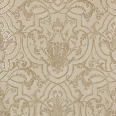Фото Обои с рисунком - Дамаск - стиль Английская классика - Светло-коричневые - Купить в Интернет-магазине