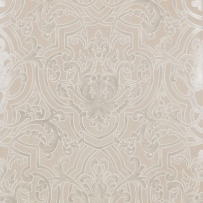 Фото Обои с рисунком - Дамаск - стиль Английская классика - Бежевые - Купить в Интернет-магазине