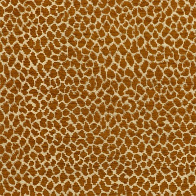 Фото Ткань портьерная с рисунком - Мелкий принт - стиль Американский - Оранжевый - Купить в Интернет-магазине