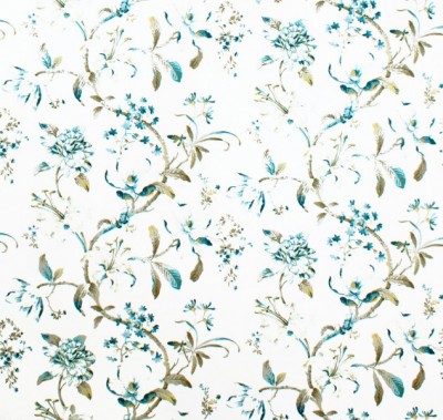 Фото Ткань портьерная с рисунком - Цветы - стиль Английский - Купить в Интернет-магазине