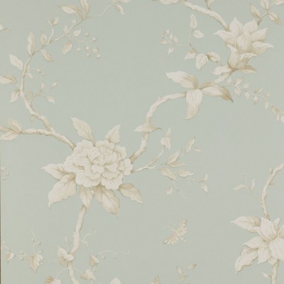 Фото Обои с рисунком - Туаль - стиль Английская классика - Зеленые - Купить в Интернет-магазине