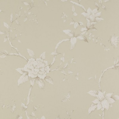 Фото Обои с рисунком - Туаль - стиль Английская классика - Светло-серые - Купить в Интернет-магазине