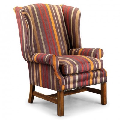 Фото Кресло на деревянной раме - стиль Английская классика - Для гостиной - Купить в Интернет-магазине