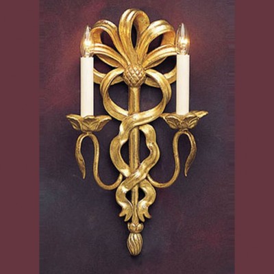 Фото Бра, светильник настенный - стиль Американская классика - Деревянный - Купить в Интернет-магазине