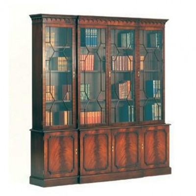 Фото Шкаф книжный/библиотека - стиль Английская классика - Для кабинета - Купить в Интернет-магазине