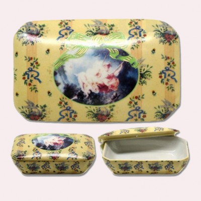 Фото Шкатулкa декоративная - стиль Классический - Фарфоровая - В наличии - Купить в Интернет-магазине