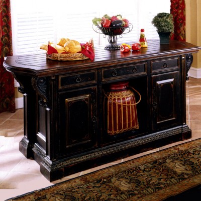 Фото Кухонный остров, прилавок, стол высокий - стиль Американская классика - Для кухни - Купить в Интернет-магазине