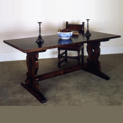 Фото Стол обеденный - стиль Тюдор и готика - Для столовой - большие обеденные столы производства США - Titchmarsh & Goodwin - Medieval Gothic - Купить в Интернет-магазине