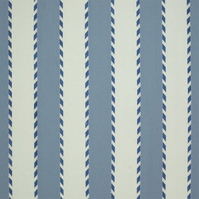 Фото Ткань портьерная с рисунком - Полоски - стиль Английский - Синие - Купить в Интернет-магазине