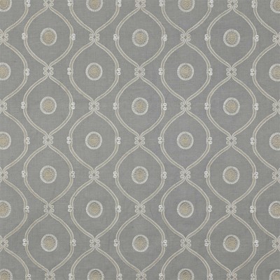 Фото Ткань портьерная с рисунком - Орнамент - стиль Английский - Серый - Купить в Интернет-магазине