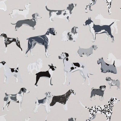 Фото Обои с рисунком - Детский рисунок - стиль Современный - Серые - Купить в Интернет-магазине