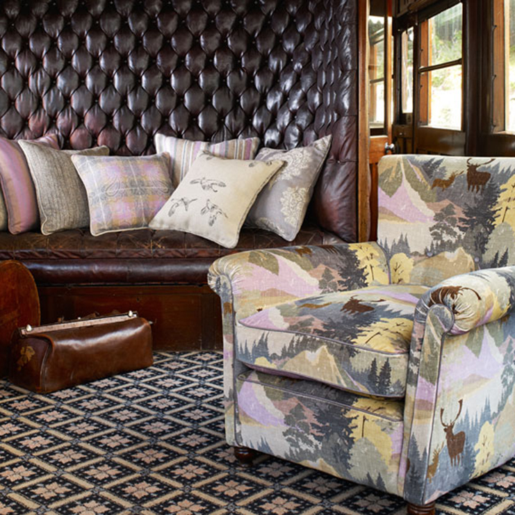 Фото Ткань портьерная с рисунком - Крупный декор - стиль Английский - Бежевый - Купить в Интернет-магазине Фото Ткань портьерная с рисунком - Крупный декор - стиль Английский - Бежевый - Купить в Интернет-магазине