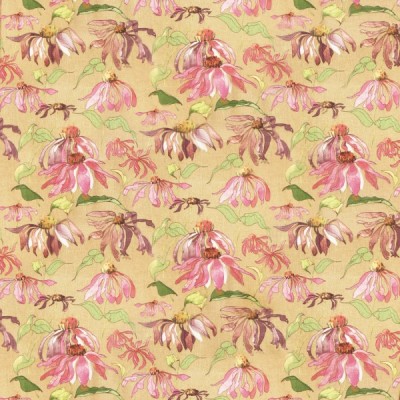 Фото Ткань портьерная с рисунком - Цветы - стиль Английский - Купить в Интернет-магазине