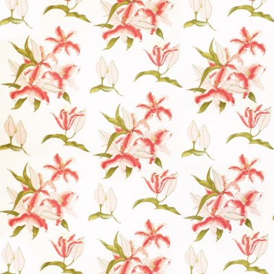 Фото Ткань портьерная с рисунком - Цветы - стиль Английский - Купить в Интернет-магазине