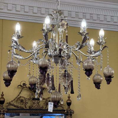 Фото Люстра - стиль Европейская классика - Стеклянная - В наличии - Купить в Интернет-магазине