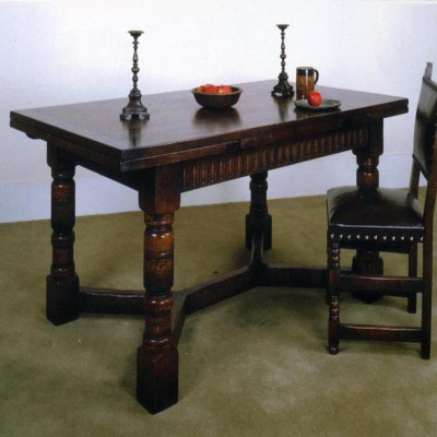 Фото Стол обеденный - стиль Тюдор и готика - Для столовой - большие обеденные столы производства США - Titchmarsh & Goodwin - English classic oak - Купить в Интернет-магазине