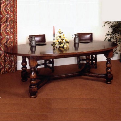 Фото Стол обеденный - стиль Тюдор и готика - Для столовой - большие обеденные столы производства США - Titchmarsh & Goodwin - Medieval Gothic - Купить в Интернет-магазине