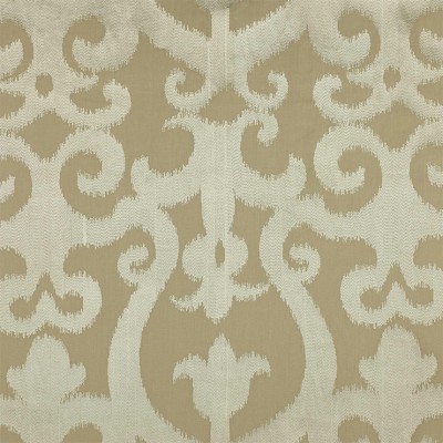 Фото Ткань портьерная с рисунком - Дамаск - стиль Английский - Бежевый - Купить в Интернет-магазине