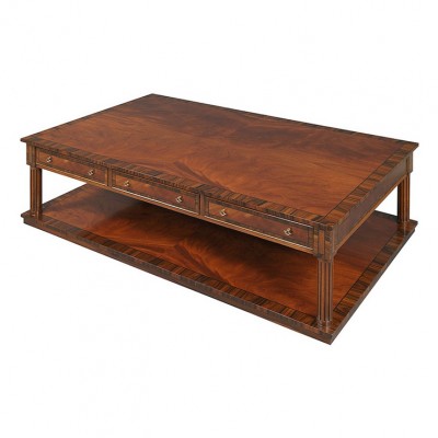 Фото Стол кофейный/журнальный - стиль Английская классика - Для гостиной - Купить в Интернет-магазине