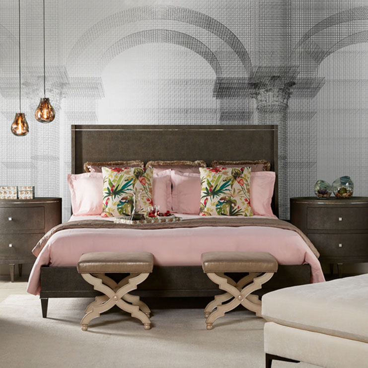 Фото Кровать - стиль Transitional - Для спальни - Купить в Интернет-магазине