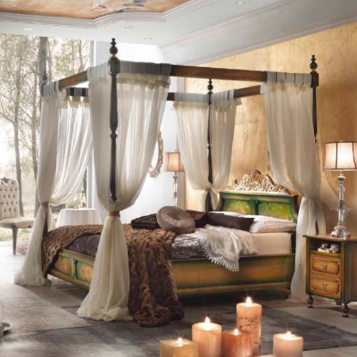 Фото Кровать - стиль Тоскана - Для спальни - Купить в Интернет-магазине