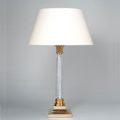 Фото Настольная лампа - стиль Английская классика - Стеклянная - Купить в Интернет-магазине