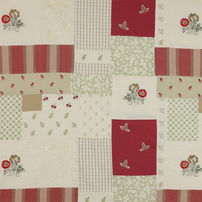 Фото Ткань портьерная с рисунком - Крупный декор - стиль Английский - Кремовый - Купить в Интернет-магазине