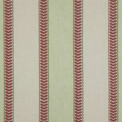 Фото Ткань портьерная с рисунком - Полоски - стиль Английский - Зеленые - Купить в Интернет-магазине