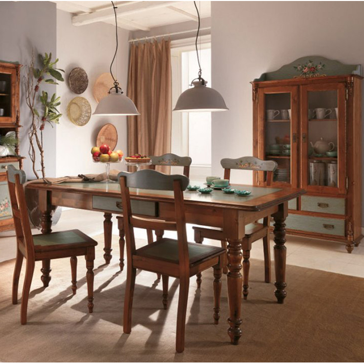 Фото Витрина узкая - стиль Тоскана - Для столовой - Купить в Интернет-магазине