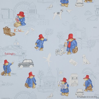 Фото Обои с рисунком - Детский рисунок - стиль Английская классика - Голубы - Купить в Интернет-магазине