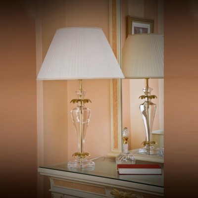 Фото Настольная лампа - стиль Английская классика - Стеклянная - Купить в Интернет-магазине