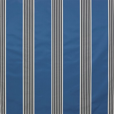 Фото Ткань портьерная с рисунком - Полоски - стиль Английский - Синие - Купить в Интернет-магазине