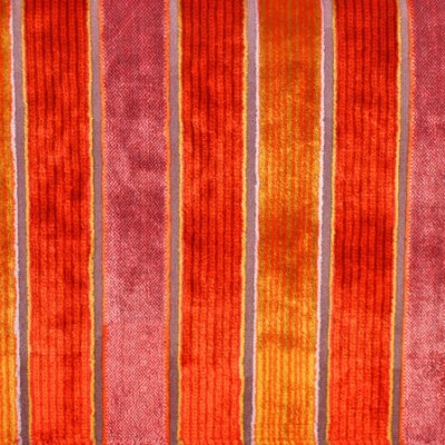 Фото Ткань портьерная с рисунком - Полоски - стиль Английский - Красные - Купить в Интернет-магазине
