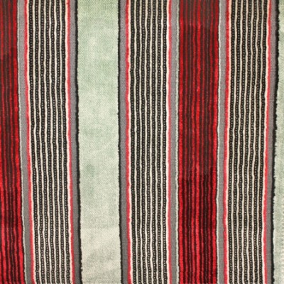 Фото Ткань портьерная с рисунком - Полоски - стиль Английский - Серые - Купить в Интернет-магазине