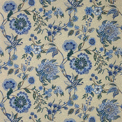 Фото Ткань портьерная с рисунком - Цветы - стиль Английский - Купить в Интернет-магазине