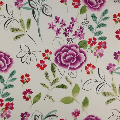 Фото Ткань портьерная с рисунком - Цветы - стиль Английский - Купить в Интернет-магазине