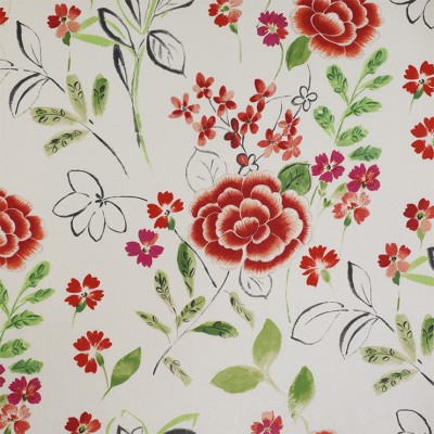 Фото Ткань портьерная с рисунком - Цветы - стиль Английский - Купить в Интернет-магазине