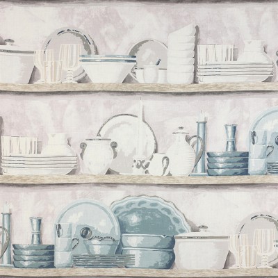 Фото Ткань портьерная с рисунком - Крупный декор - стиль Европейский - Светло-коричневый - Купить в Интернет-магазине