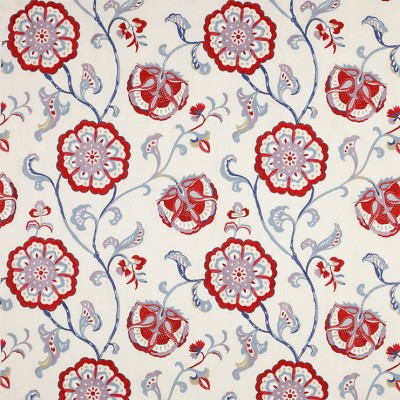 Фото Ткань портьерная с рисунком - Цветы - стиль Английский - Купить в Интернет-магазине