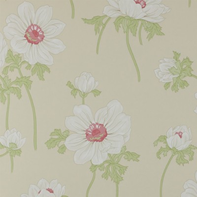 Фото Обои с рисунком - Цветы - стиль Английская классика - Светло-серые - Купить в Интернет-магазине