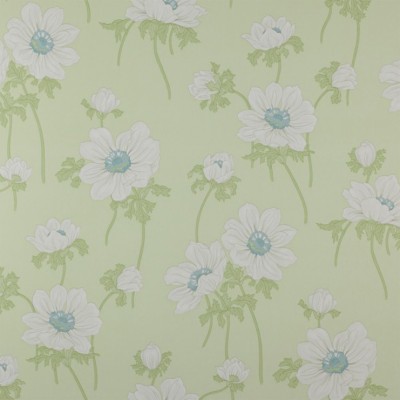 Фото Обои с рисунком - Цветы - стиль Английская классика - Зеленые - Купить в Интернет-магазине