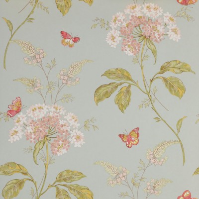 Фото Обои с рисунком - Цветы - стиль Английская классика - Серые - Купить в Интернет-магазине